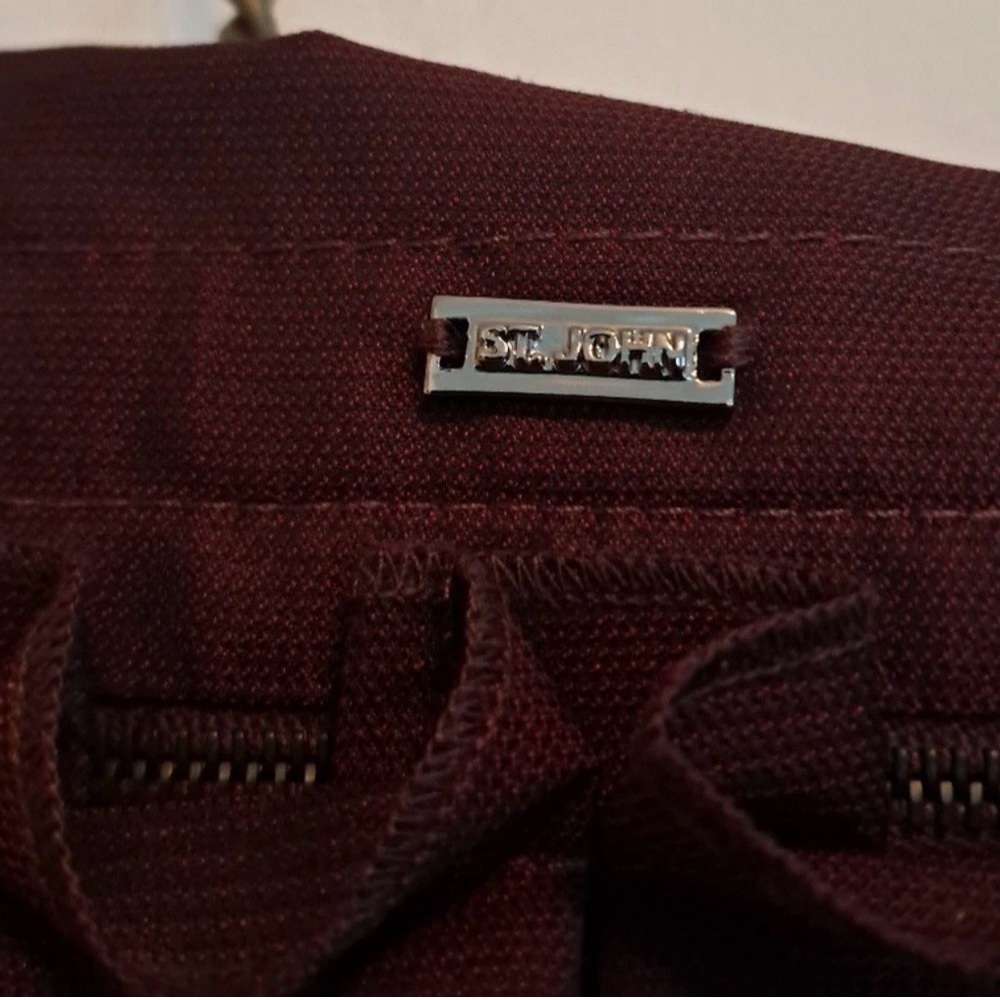 Burgundy Ruffle Jacket - Picture 5 of 11